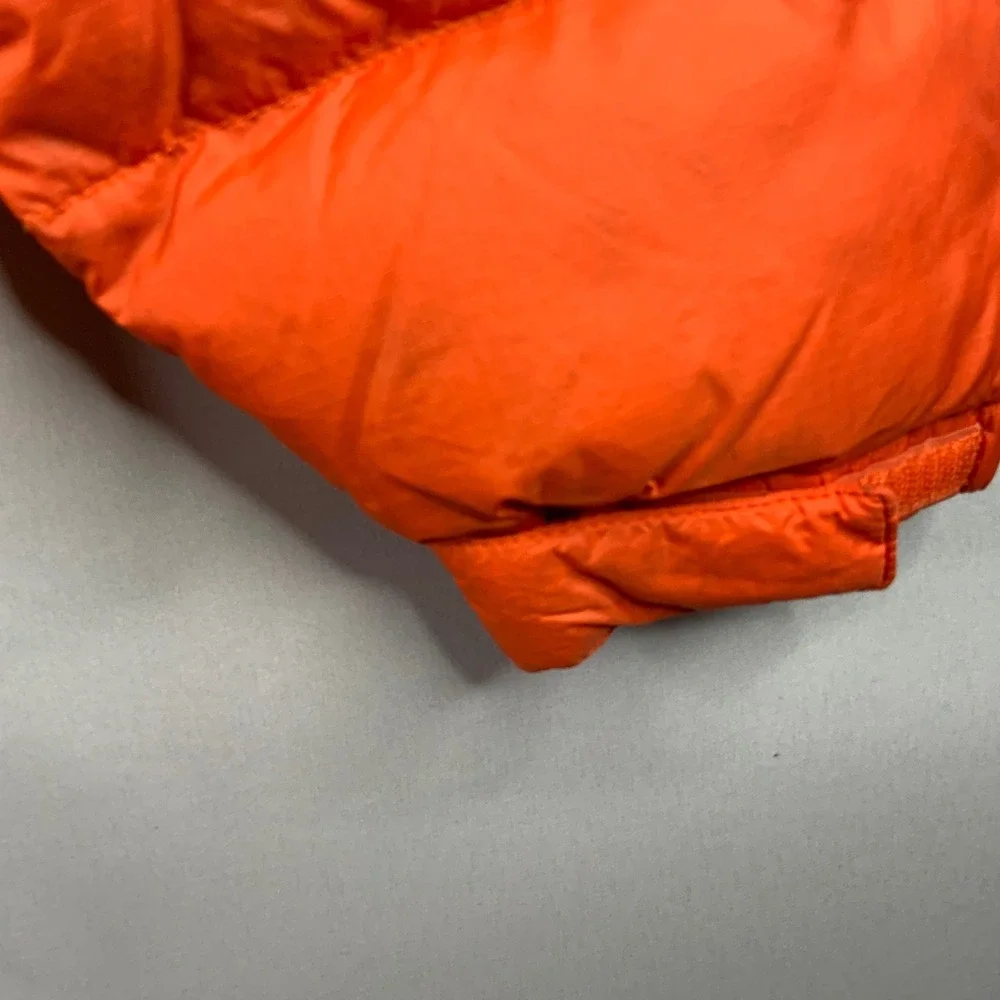 The North Face 700 Puffer Jacket Orange Goose Down Insulated Menswear - Picture 8 of 11